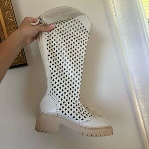 Cutout Platform Boots